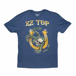 ZZ Top - Snake Skull - GREY-BLUE