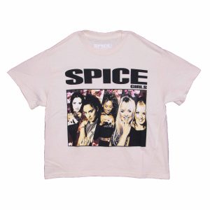 Spice Girls Group Photo Women's Crop Top - CREAM/NATURAL