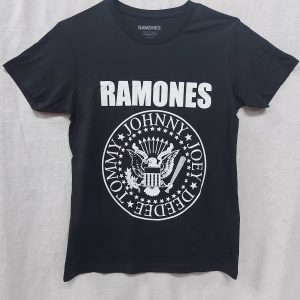 Ramones "Hey Ho" Seal W/ Backprint - BLK