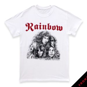 Rainbow Pencil Drawing-White
