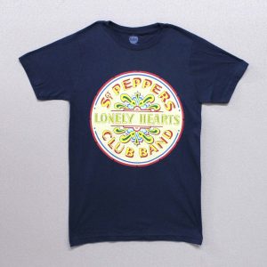 Beatles Sgt. Pepper's Logo - Navy