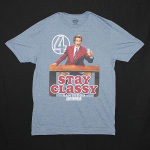 Anchorman Stay Classy - Blue/Grey Heather