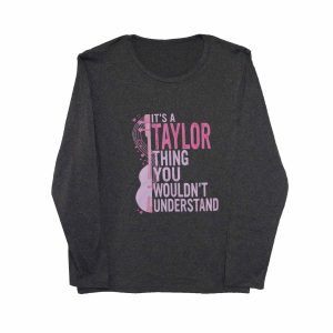 Swiftie - "You Wouldn't Understand" Women's Longsleeve - DARK GREY
