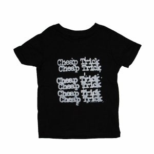 Cheap Trick - Repeat Logo Toddler Tee - BLK