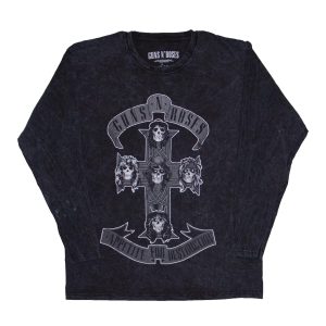 Guns N' Roses - Appetite B&W Longsleeve - STONEWASH GREY