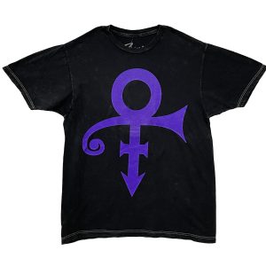 Prince Purple Logo-Washed Off Blk Tye-Dye