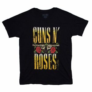 Guns N Roses - Big Guns N Text - BLK