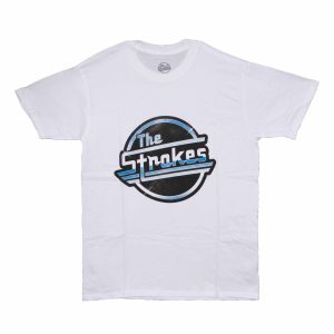 The Strokes - Distressed Magna Logo - WHITE
