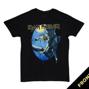 Iron Maiden Oval Eddie Fear of the Dark Moon - BLK