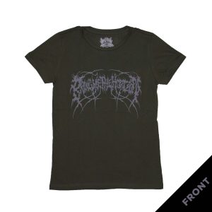 Bring Me The Horizon - Metal Logo Genxsis Women's Tee - ARMY GREEN