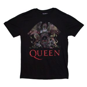 Queen - Classic Crest Ver. 4 (Faded/Distressed) - BLK