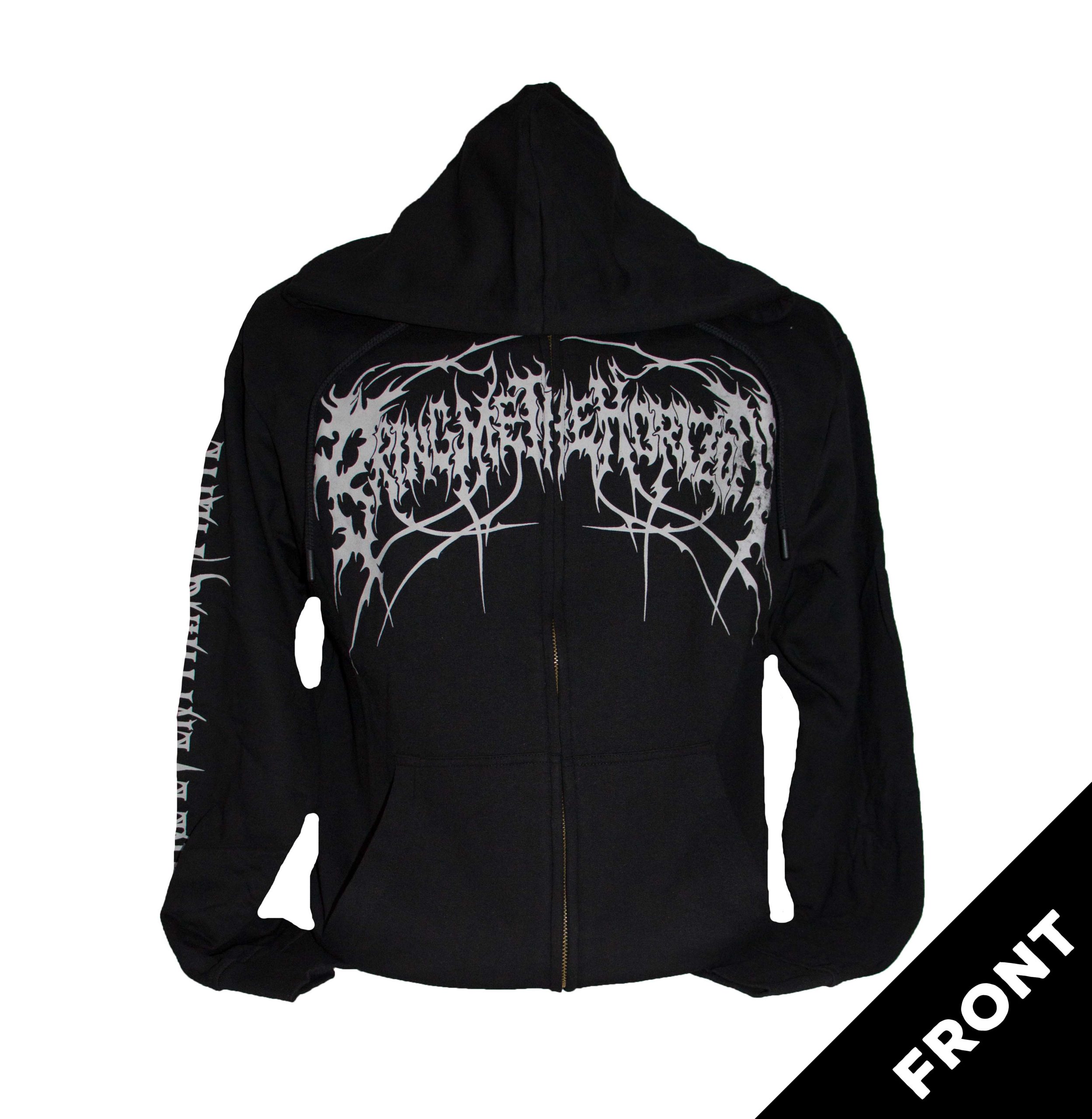 Bring Me The Horizon - Metal Logo Genxsis Zip-Up Hoodie - BLK