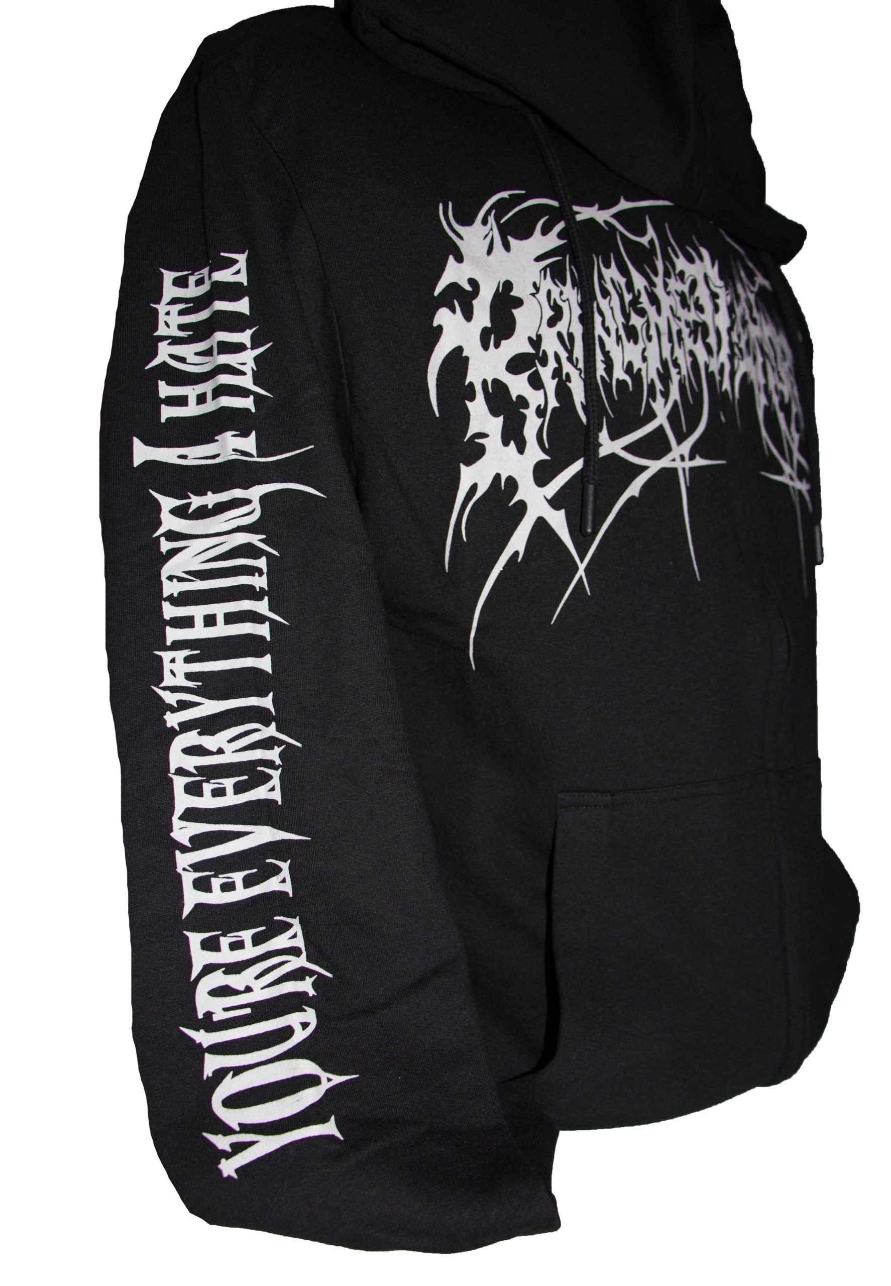 Bring Me The Horizon - Metal Logo Genxsis Zip-Up Hoodie - BLK - Image 2
