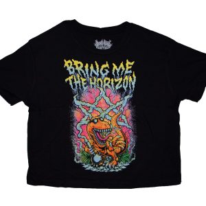 Bring Me The Horizon Bong Dino Women's Crop Top - BLK