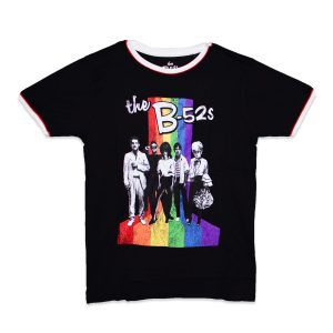 The B-52's Rainbow Stripes Ver. 3 (Ringer Collar) - BLK