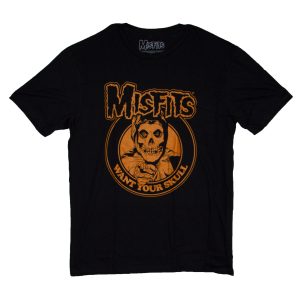 Misfits - Want Your Skull Orange - BLK