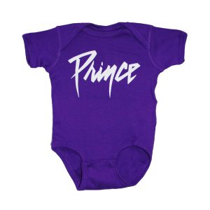 Prince Name Logo Baby Onesie - PURPLE